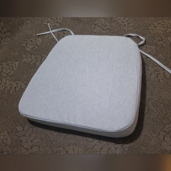 NEW 6 Light Blue Dining/Kitchen Seat Cover Cushions Waterproof Non Slip Backing - Picture 4 of 7